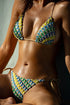 Luli Fama Island Blues Seamless Triangle Top